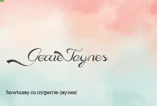Gerrie Jaynes