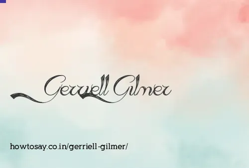 Gerriell Gilmer