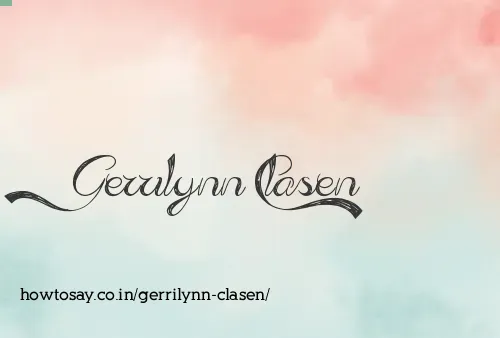 Gerrilynn Clasen