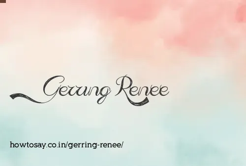 Gerring Renee