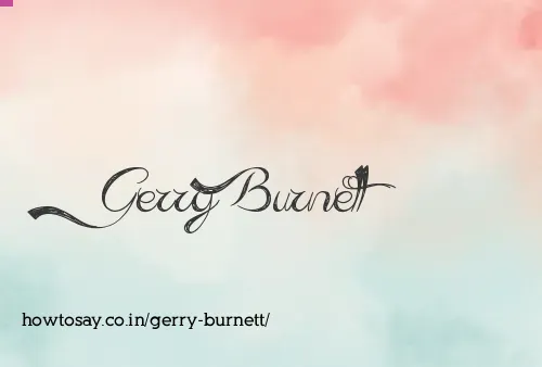 Gerry Burnett