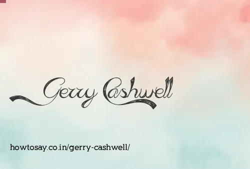 Gerry Cashwell