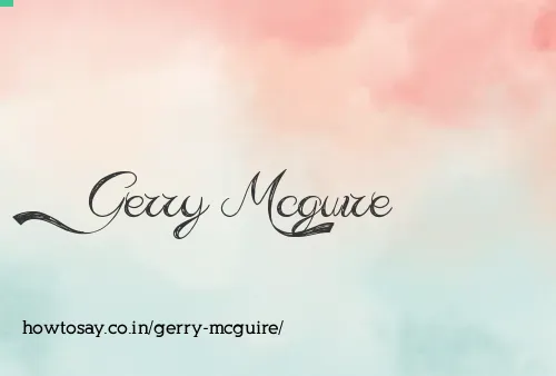 Gerry Mcguire