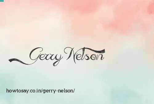 Gerry Nelson