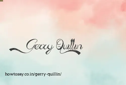 Gerry Quillin