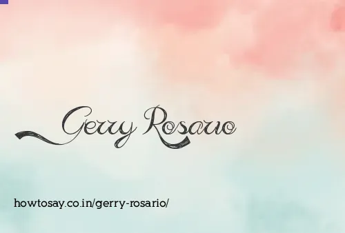 Gerry Rosario
