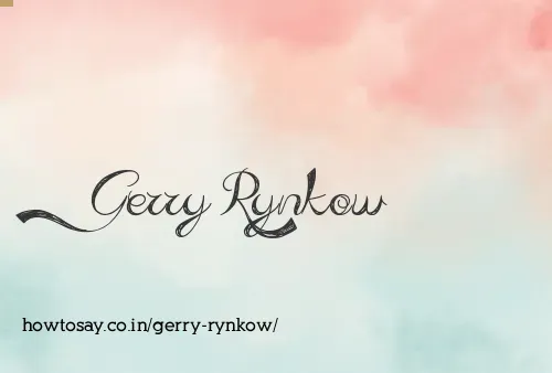 Gerry Rynkow