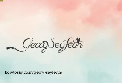 Gerry Seyferth