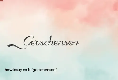Gerschenson