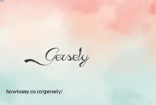 Gersely