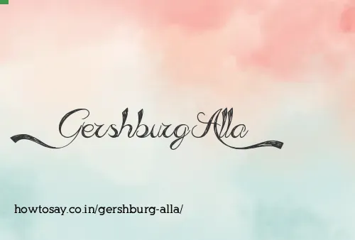 Gershburg Alla