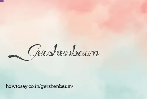 Gershenbaum