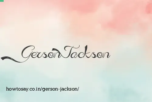 Gerson Jackson