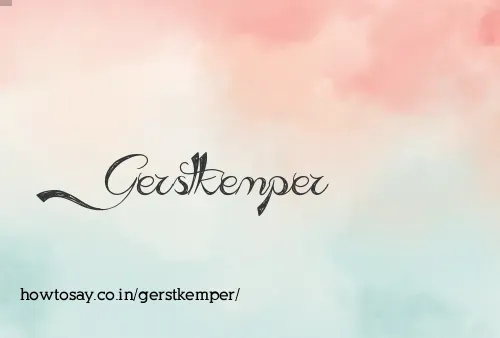 Gerstkemper
