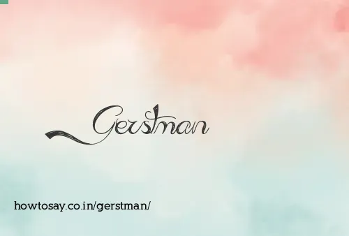Gerstman