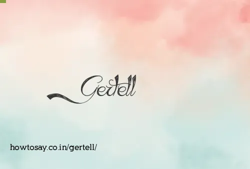 Gertell