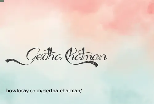 Gertha Chatman