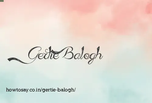 Gertie Balogh