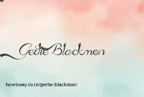 Gertie Blackmon