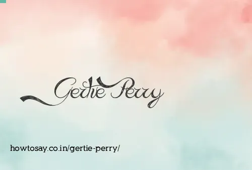 Gertie Perry