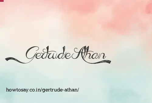 Gertrude Athan