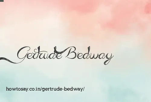 Gertrude Bedway
