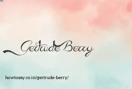 Gertrude Berry