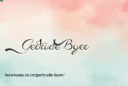 Gertrude Byer