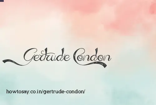 Gertrude Condon