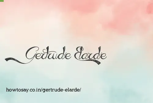 Gertrude Elarde