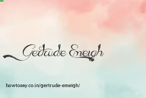 Gertrude Emeigh