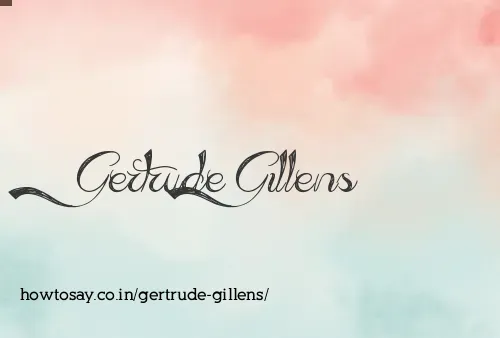 Gertrude Gillens