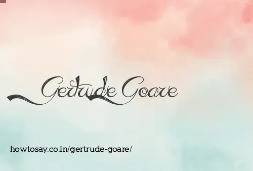 Gertrude Goare