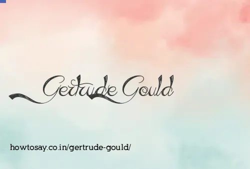 Gertrude Gould
