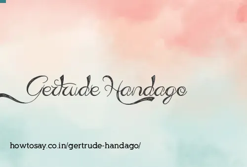 Gertrude Handago
