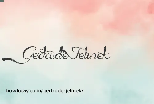Gertrude Jelinek
