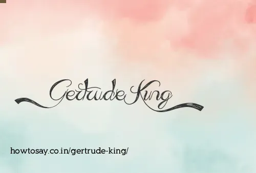 Gertrude King