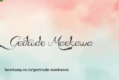 Gertrude Maekawa