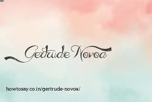 Gertrude Novoa