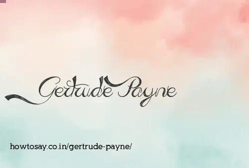 Gertrude Payne