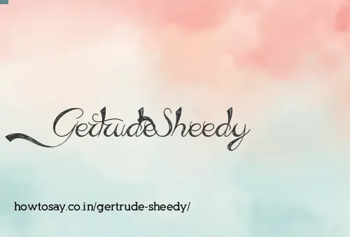 Gertrude Sheedy