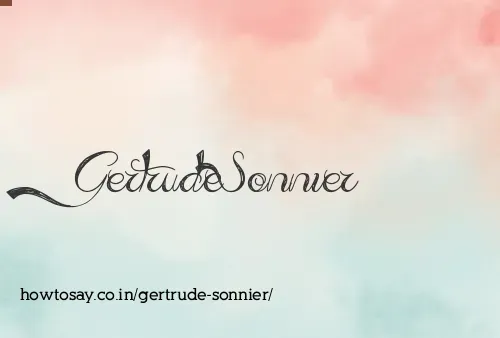 Gertrude Sonnier