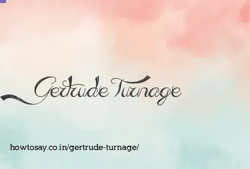 Gertrude Turnage