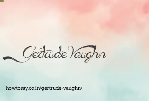 Gertrude Vaughn
