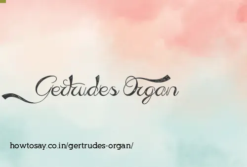 Gertrudes Organ