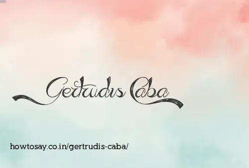 Gertrudis Caba