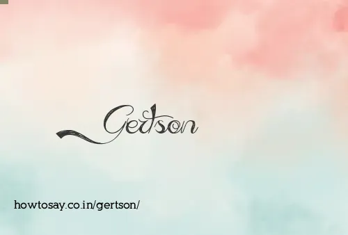 Gertson