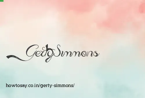 Gerty Simmons