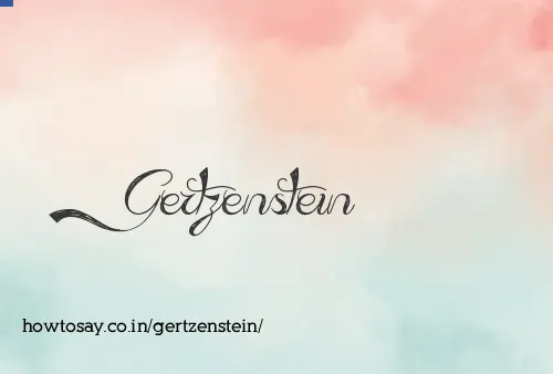Gertzenstein