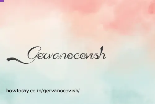 Gervanocovish